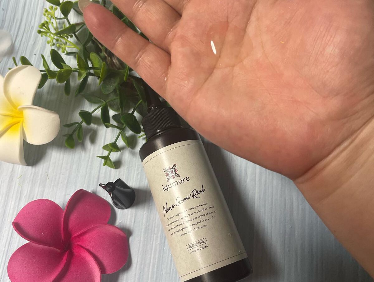 ナノグロウリッチ/iqumore/頭皮ローションを使ったクチコミ（1枚目）