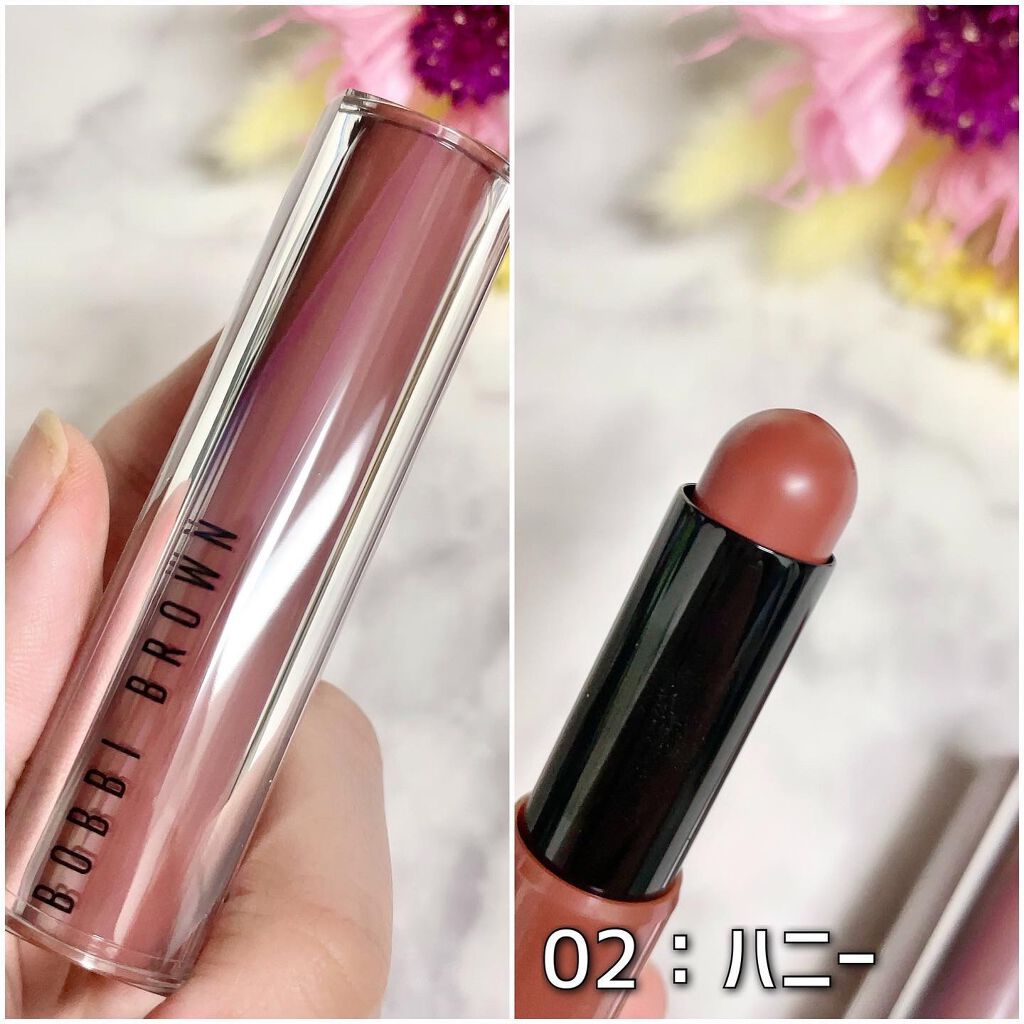 クラッシュド シャイン ジェリー スティック 04 ライラック/BOBBI BROWN/口紅を使ったクチコミ（2枚目）