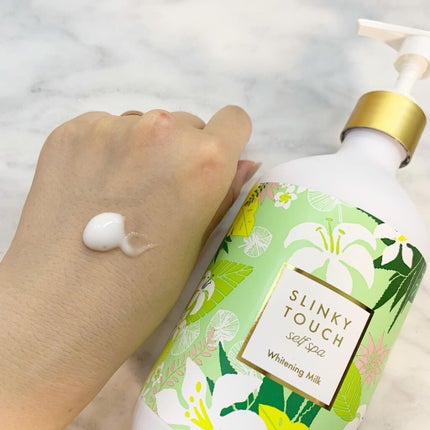 薬用美白ボディミルク/スリンキータッチ セルフスパ/ボディミルクを使ったクチコミ(2枚目)