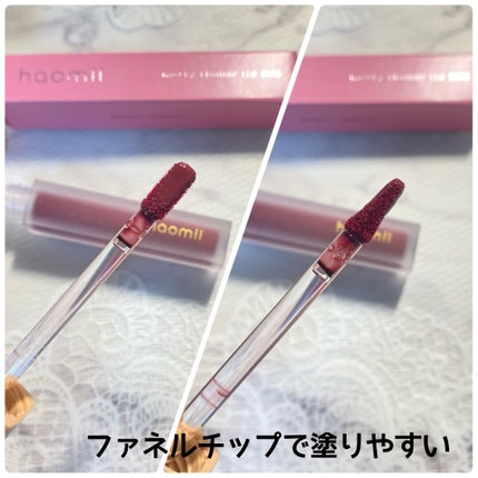 Melty flower lip tint/haomii/口紅を使ったクチコミ(3枚目)