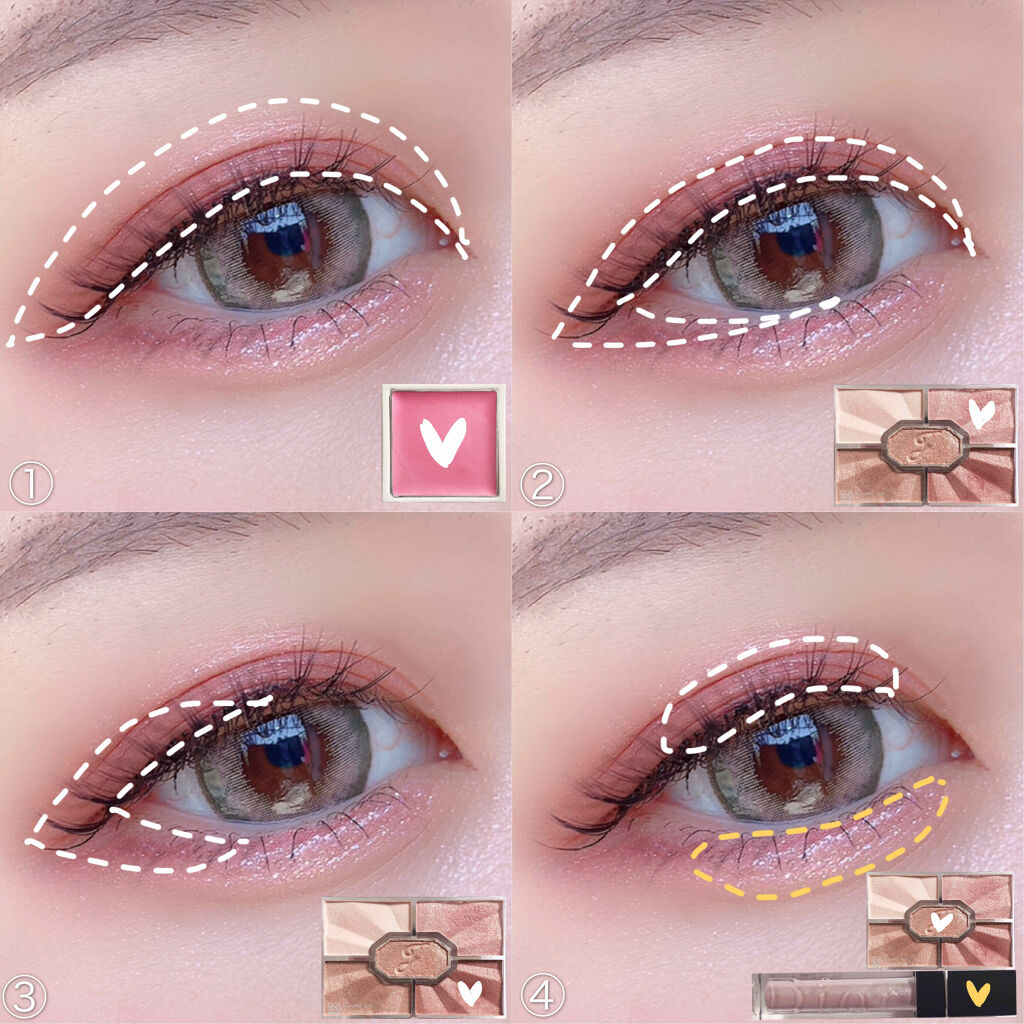 リッドフラッシュ 01 ケーキ/CHICCA/アイシャドウパレットを使ったクチコミ（2枚目）