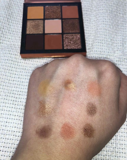 Obsessions Eyeshadow Palette/Huda Beauty/アイシャドウパレットを使ったクチコミ(2枚目)