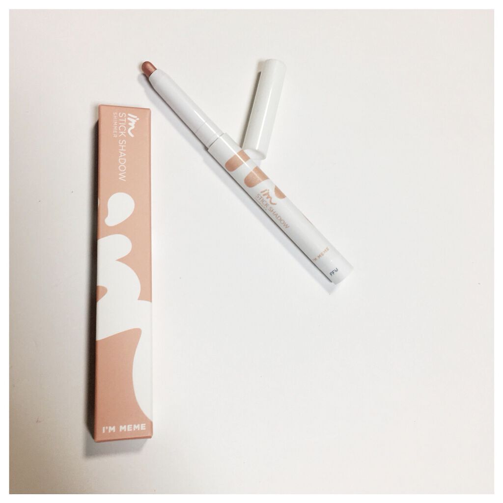 アイムスティックシャドウシマー 003 ピンクチャーム/i’m meme/スティックアイシャドウを使ったクチコミ（2枚目）
