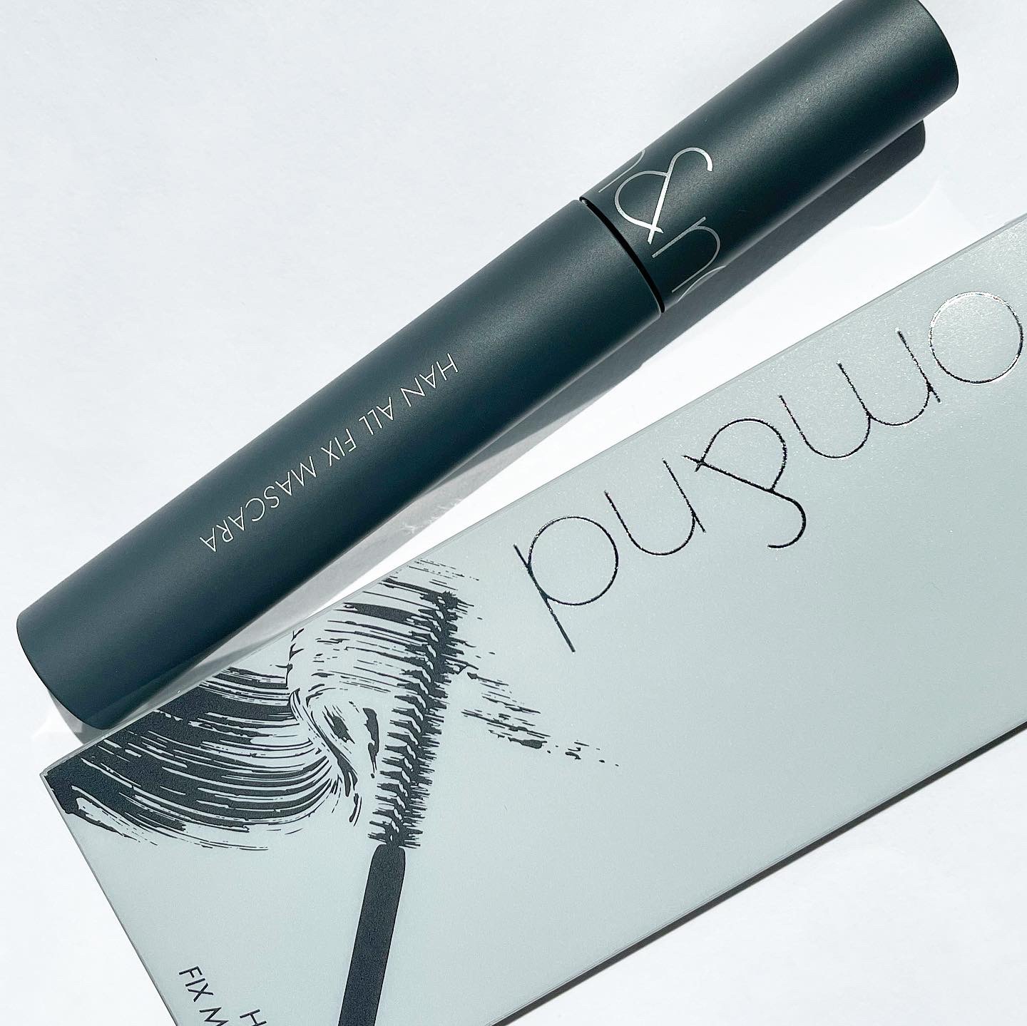 ハンオールフィックスマスカラ L01 ロングブラック(LONG BLACK)/rom&nd/マスカラを使ったクチコミ（1枚目）