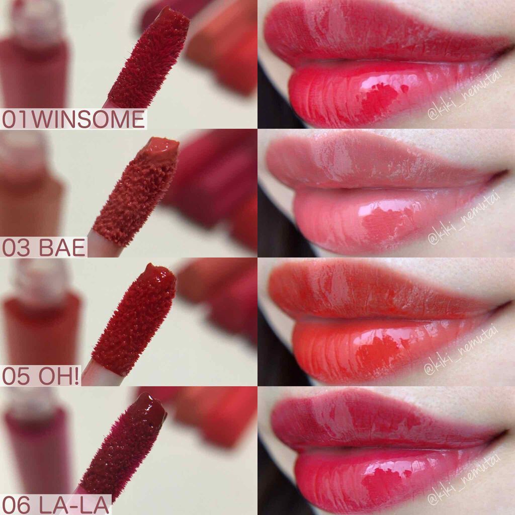 ホリカホリカ ハートクラッシュグローティントエアー/HOLIKA HOLIKA/リップティントを使ったクチコミ(2枚目)