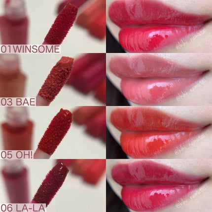 ホリカホリカ ハートクラッシュグローティントエアー/HOLIKA HOLIKA/リップティントを使ったクチコミ(2枚目)