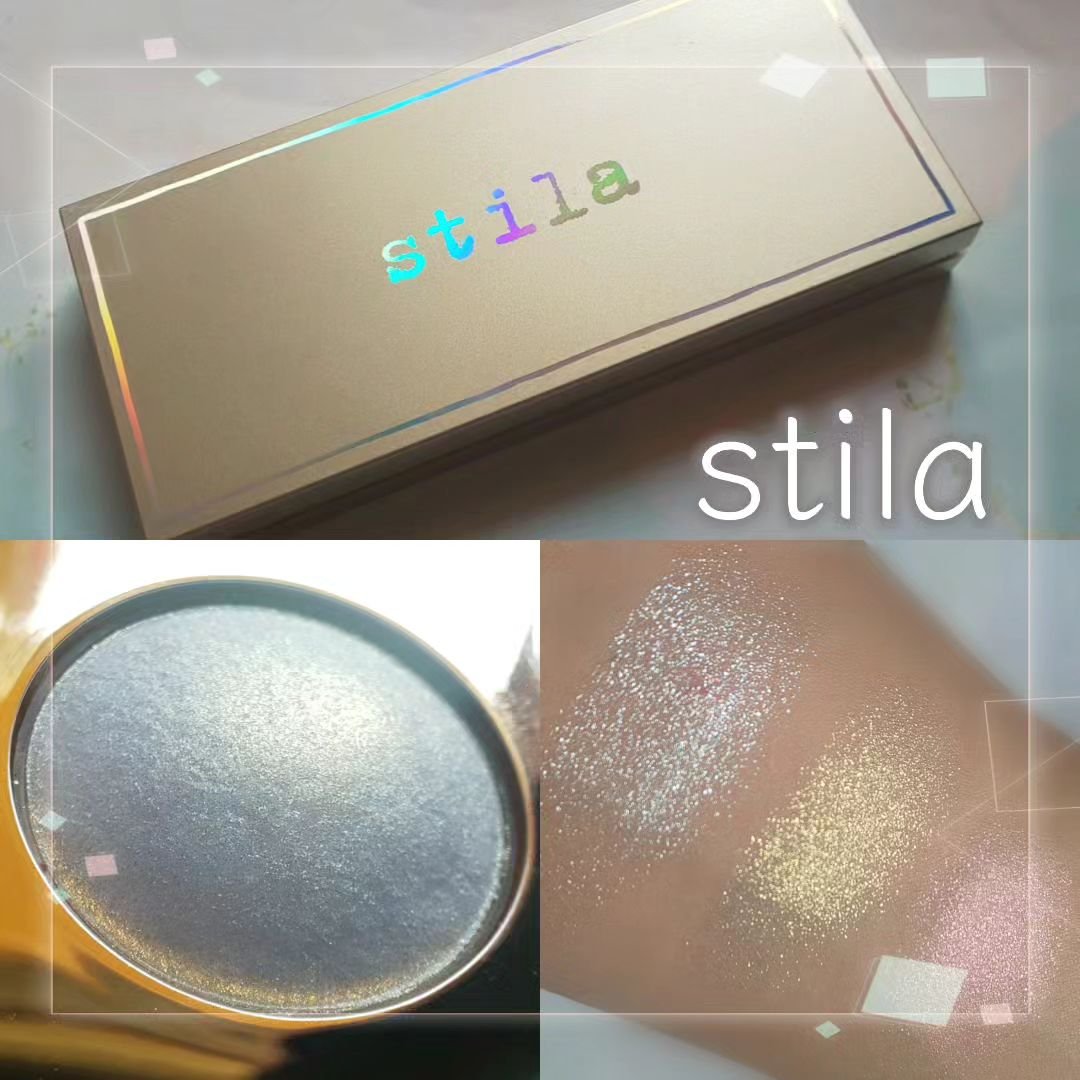 stila リトルホワイトライズヘブンリーハイライトパレットのクチコミ「〜💥 #手持ちハイライトを眺める会 💥〜
第二回は #stila の3色の
ハイライト(なんて.....」（1枚目）