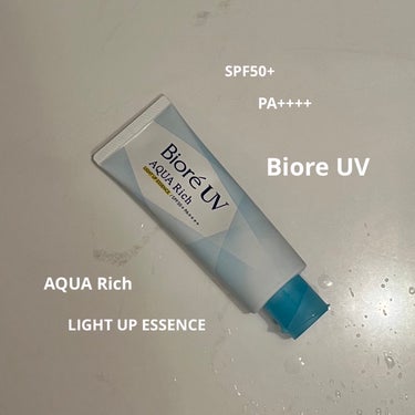 ビオレUV アクアリッチ ライトアップエッセンス/ビオレ/日焼け止め・UVケアを使ったクチコミ（1枚目）