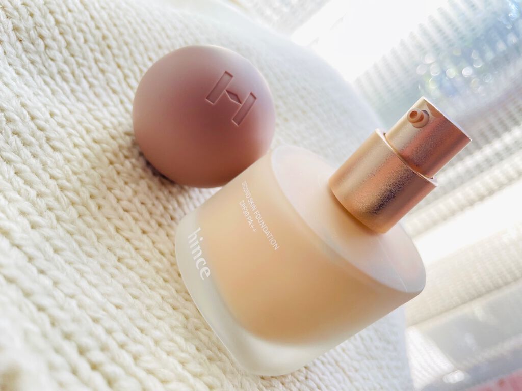 セカンドスキンファンデーション/hince/リキッドファンデーションを使ったクチコミ(2枚目)