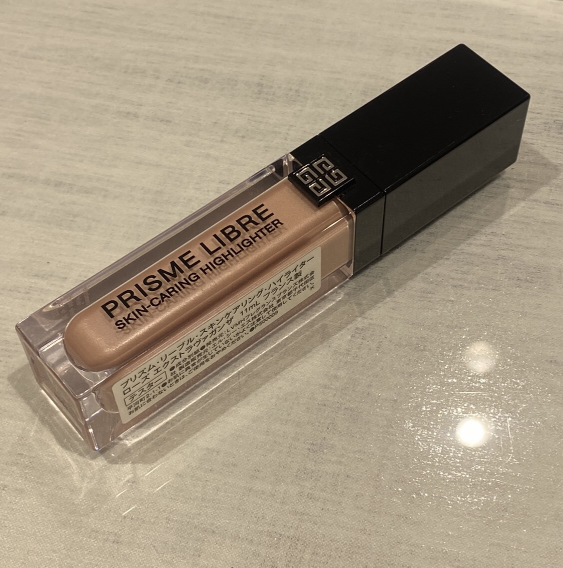 プリズム・リーブル・ スキンケアリング・ハイライター ローズ エクストラヴァガンザ/GIVENCHY/リキッドハイライトを使ったクチコミ（3枚目）