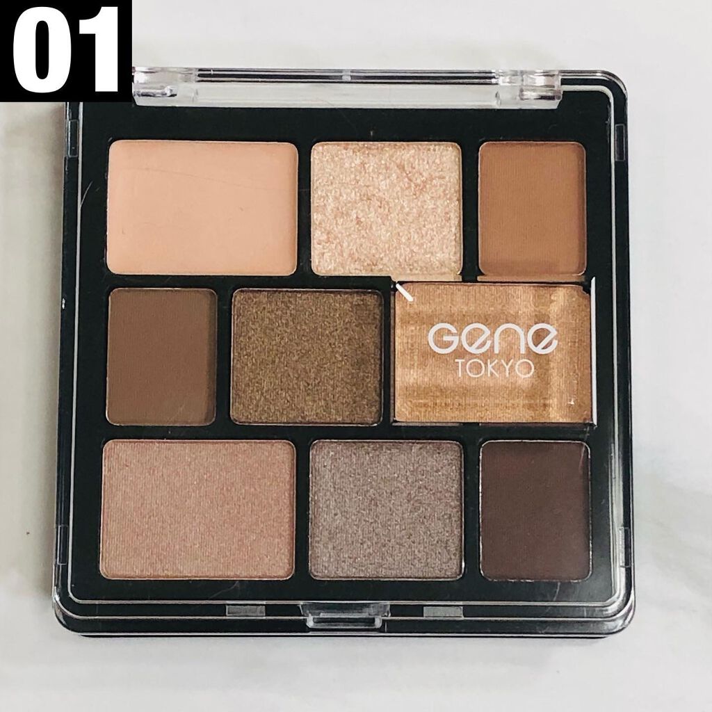 ムードアイシャドウパレット/GENE TOKYO/アイシャドウパレットを使ったクチコミ（3枚目）