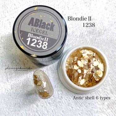 ABLACK ブロンディングジェル 1235/ICEGEL/マニキュアの画像