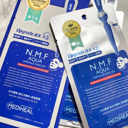 N.M.FアクアアンプルマスクJEX/MEDIHEAL/シートマスク・パックを使ったクチコミ(1枚目)