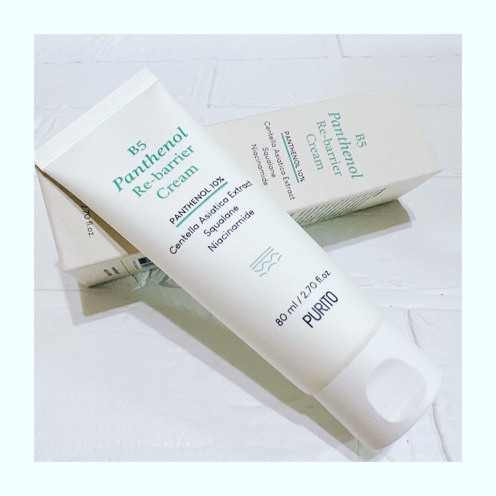 B5パンテノールリバリアクリーム/PURITO/フェイスクリームを使ったクチコミ(1枚目)