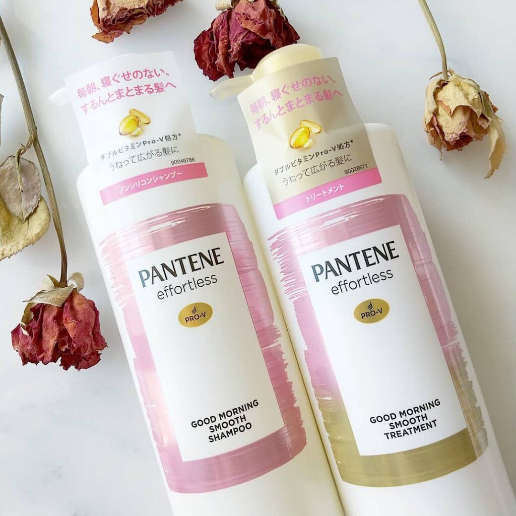 パンテーン エフォートレス グッドモーニング スムース シャンプー／トリートメント/パンテーン/市販シャンプーを使ったクチコミ（2枚目）