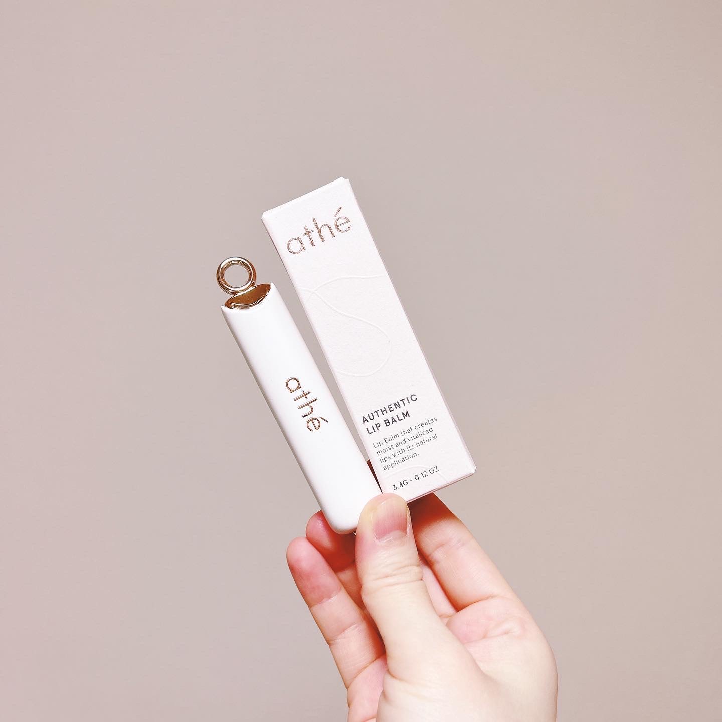 オーセンティック リップ バーム/athé/口紅を使ったクチコミ（1枚目）