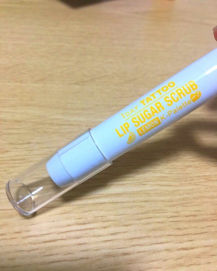 リップシュガースクラブモイストa 02 レモン/K-パレット/リップスクラブを使ったクチコミ(1枚目)