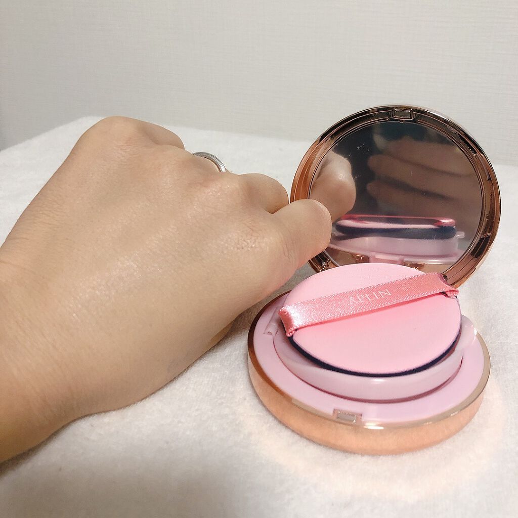 ピンクティーツリーカバークッション/APLIN/クッションファンデーションを使ったクチコミ(3枚目)