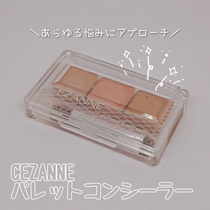 パレットコンシーラー/CEZANNE/パレットコンシーラーを使ったクチコミ(1枚目)