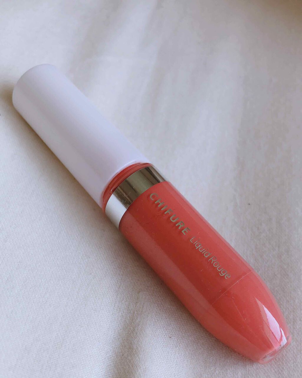 リキッド ルージュ 124 ピンク系パール/ちふれ/口紅を使ったクチコミ（2枚目）