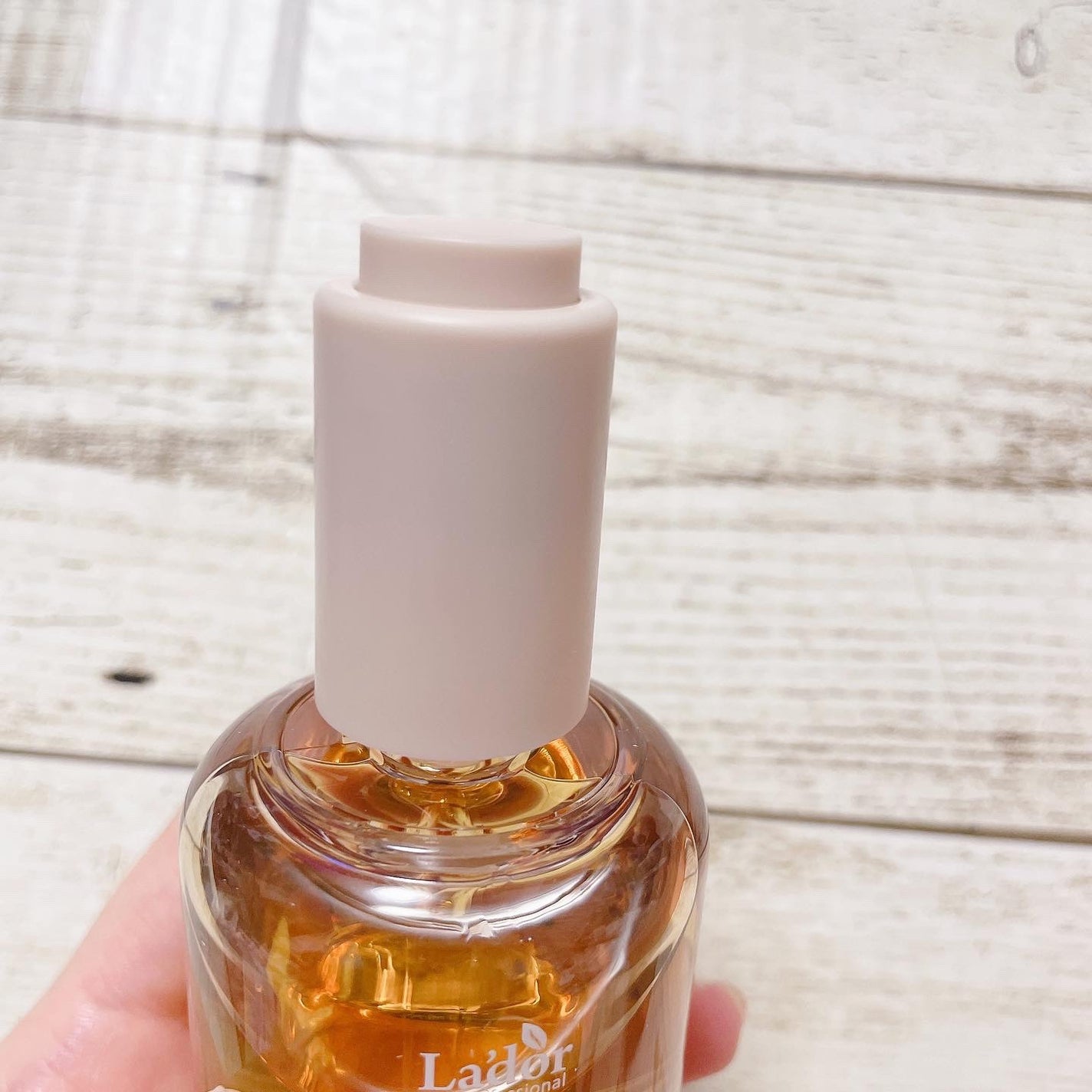 ポリッシュオイル_アプリコット/La'dor/ヘアオイルを使ったクチコミ(4枚目)