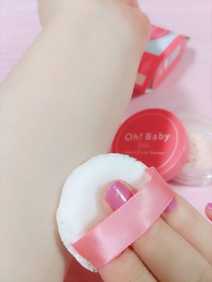 Oh!Baby スムースフィニッシュパウダー/ハウス オブ ローゼ/ルースパウダーを使ったクチコミ(4枚目)