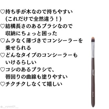 ebony 16/Ancci brush/メイクブラシを使ったクチコミ（3枚目）