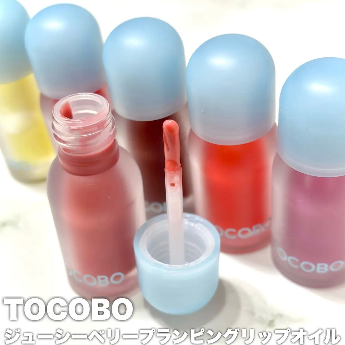 ジューシーベリープランピングリップオイル/TOCOBO/リップグロスを使ったクチコミ(2枚目)