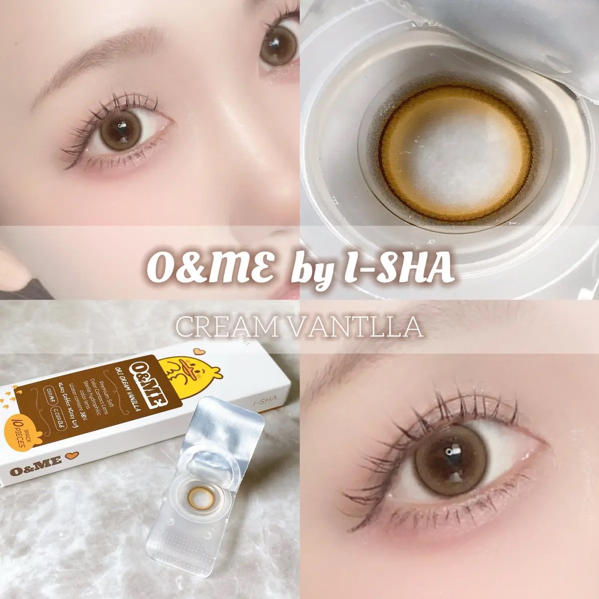 O&ME/i-sha/ワンデー（１DAY）カラコンを使ったクチコミ（1枚目）