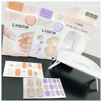 セミキュアジェルネイルシール ハンド用/LYSD’OR/ネイルシールを使ったクチコミ(1枚目)