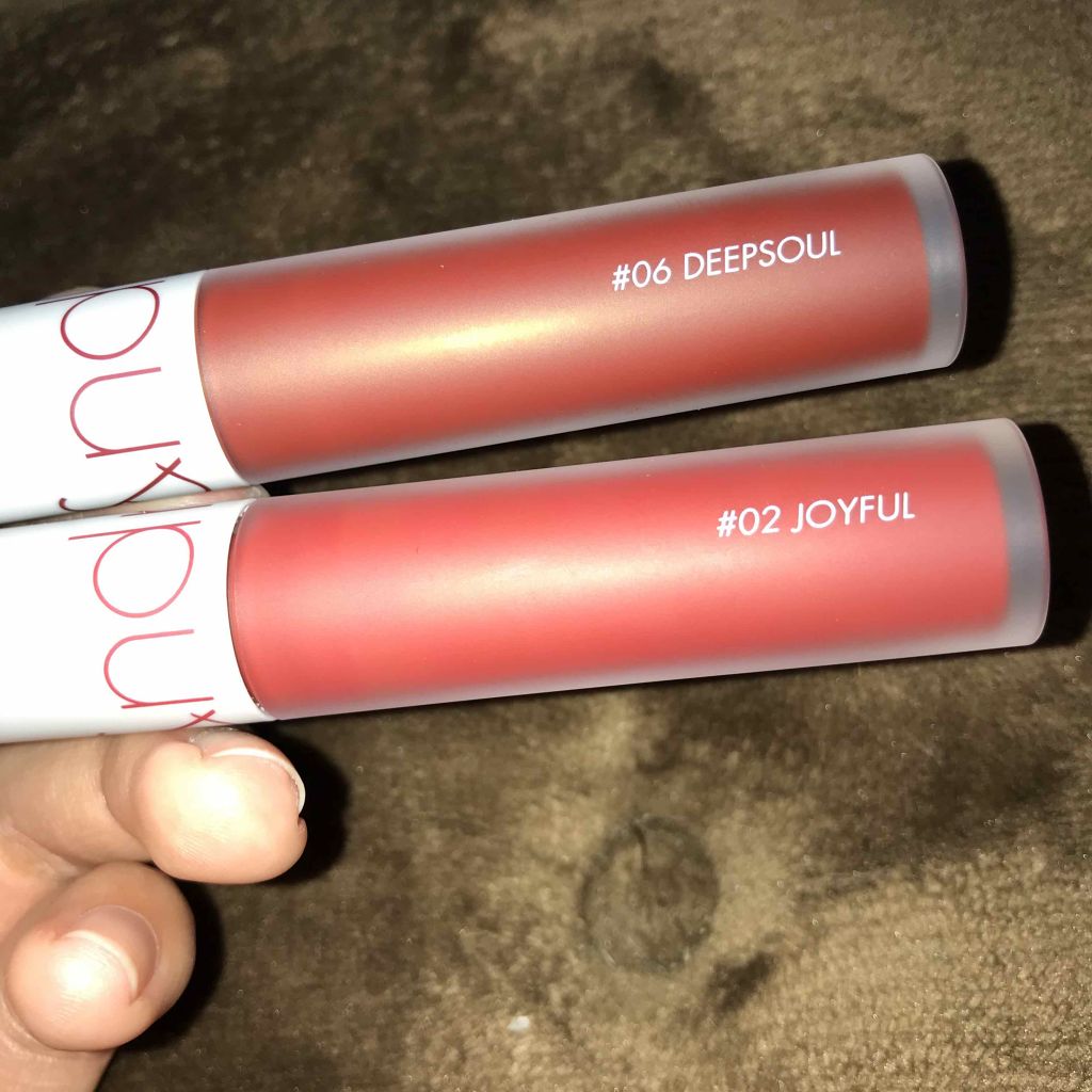 ゼロベルベットティント/rom&nd/リップティントを使ったクチコミ(1枚目)