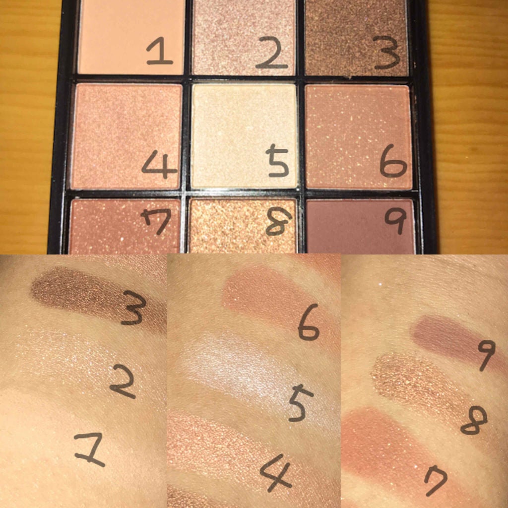 UR GLAM BLOOMING EYE COLOR PALETTE/U R GLAM/アイシャドウパレットを使ったクチコミ(4枚目)