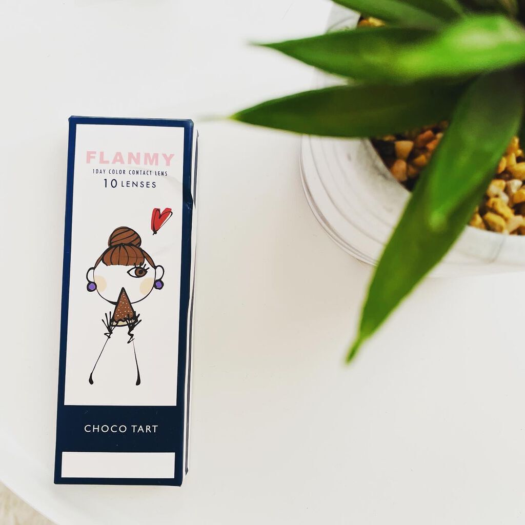 FLANMY 1day シェルサンドブラウン/FLANMY/ワンデー（１DAY）カラコンを使ったクチコミ（1枚目）