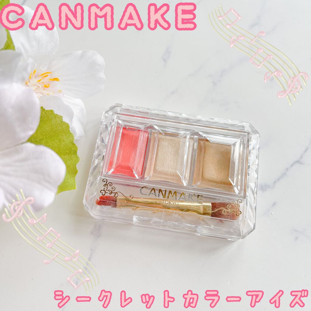 シークレットカラーアイズ/キャンメイク/アイシャドウパレットを使ったクチコミ（1枚目）