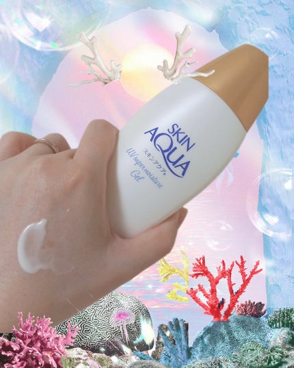 スキンアクア スーパーモイスチャージェル/スキンアクア/日焼け止めジェルを使ったクチコミ(1枚目)