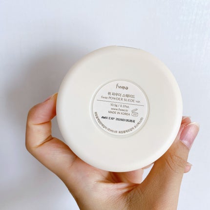 フィーパウダースエード/fwee/ルースパウダーを使ったクチコミ(10枚目)