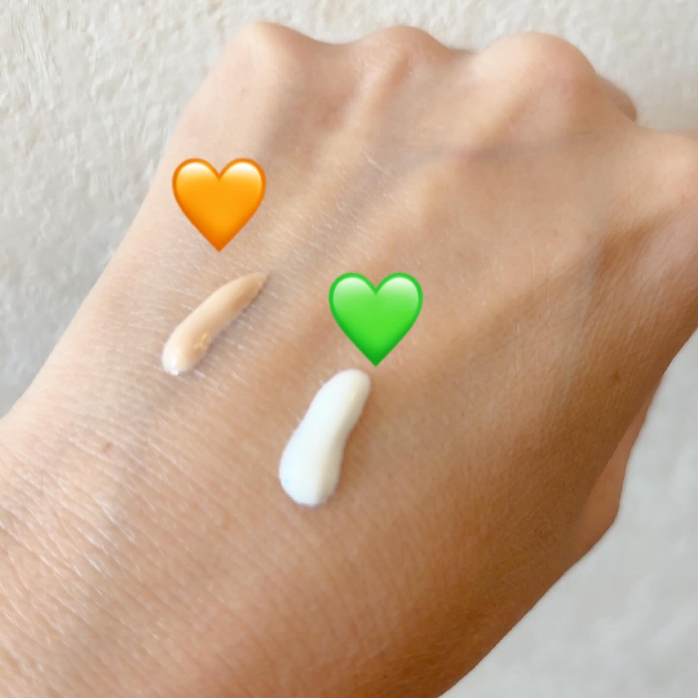 グリーンマイルドアップサンプラス/Dr.G/日焼け止めクリームを使ったクチコミ（2枚目）