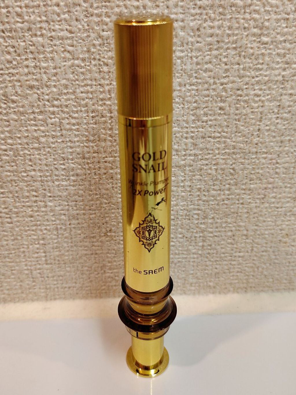 Gold Snail Wrinkle Plumper/the SAEM/その他スキンケアを使ったクチコミ(1枚目)