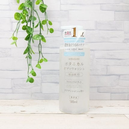 NICE & QUICK ボタニカルボディウォッシュ アクアシャボンの香り