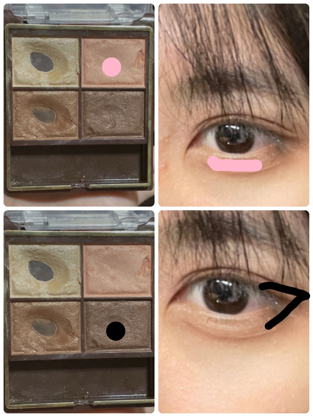 スキニーリッチシャドウ/excel/アイシャドウパレットを使ったクチコミ(3枚目)