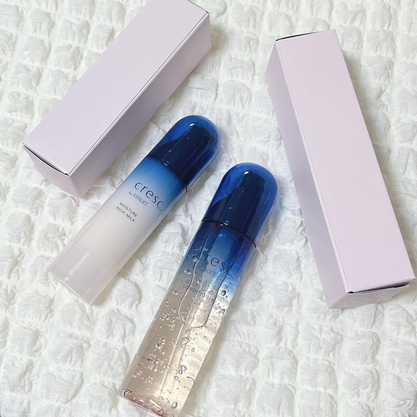 モイスチュア リッチミルク/cresc. by ASTALIFT/乳液を使ったクチコミ（1枚目）