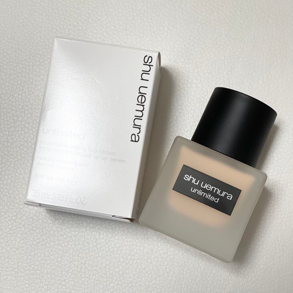 (旧)アンリミテッド ラスティング フルイド/shu uemura/リキッドファンデーションを使ったクチコミ(1枚目)