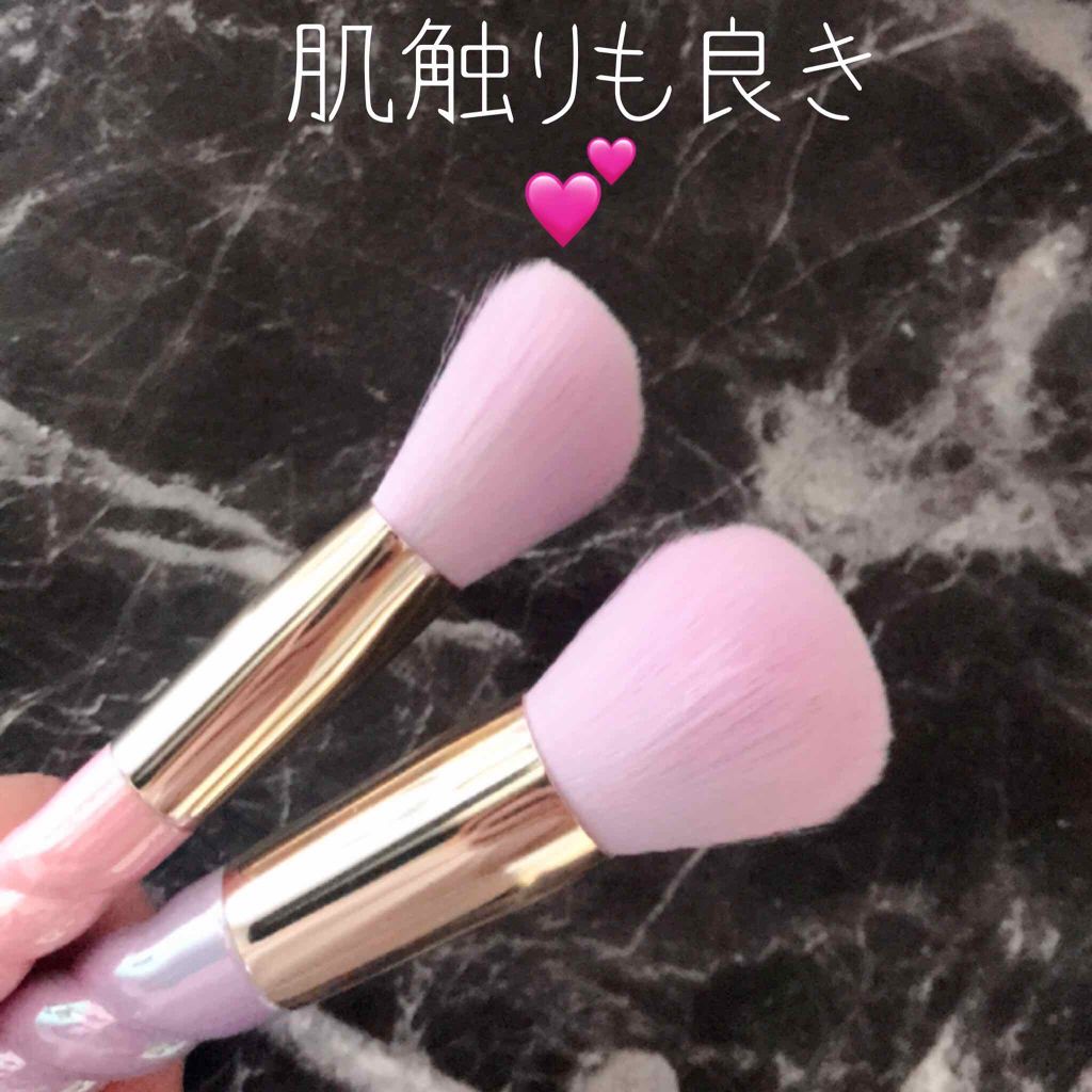 ユニコーンメイクブラシ/DAISO/メイクブラシを使ったクチコミ(3枚目)