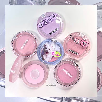 ピュア ブラッシュド サンシャイン チーク/PERIPERA/パウダーチークを使ったクチコミ(1枚目)