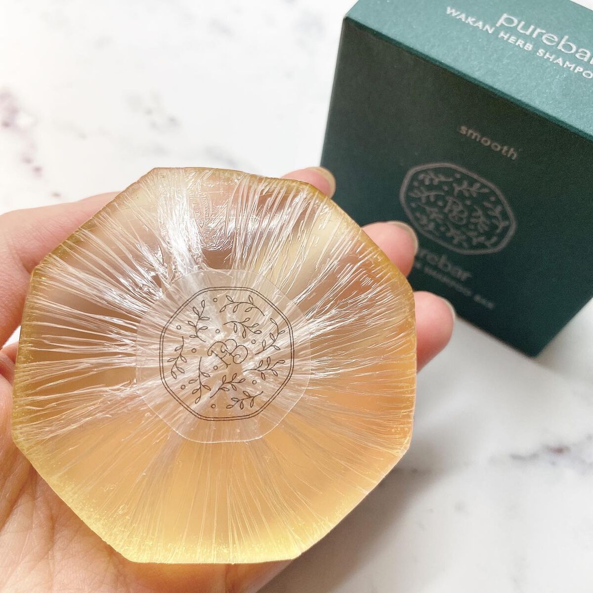 ピュアバー 和漢ハーブシャンプーバー スムース/purebar/市販シャンプーを使ったクチコミ(2枚目)