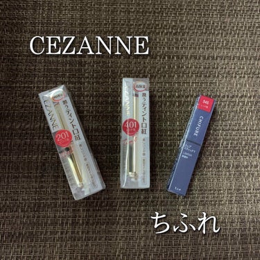 ラスティンググロスリップ/CEZANNE/口紅を使ったクチコミ（1枚目）