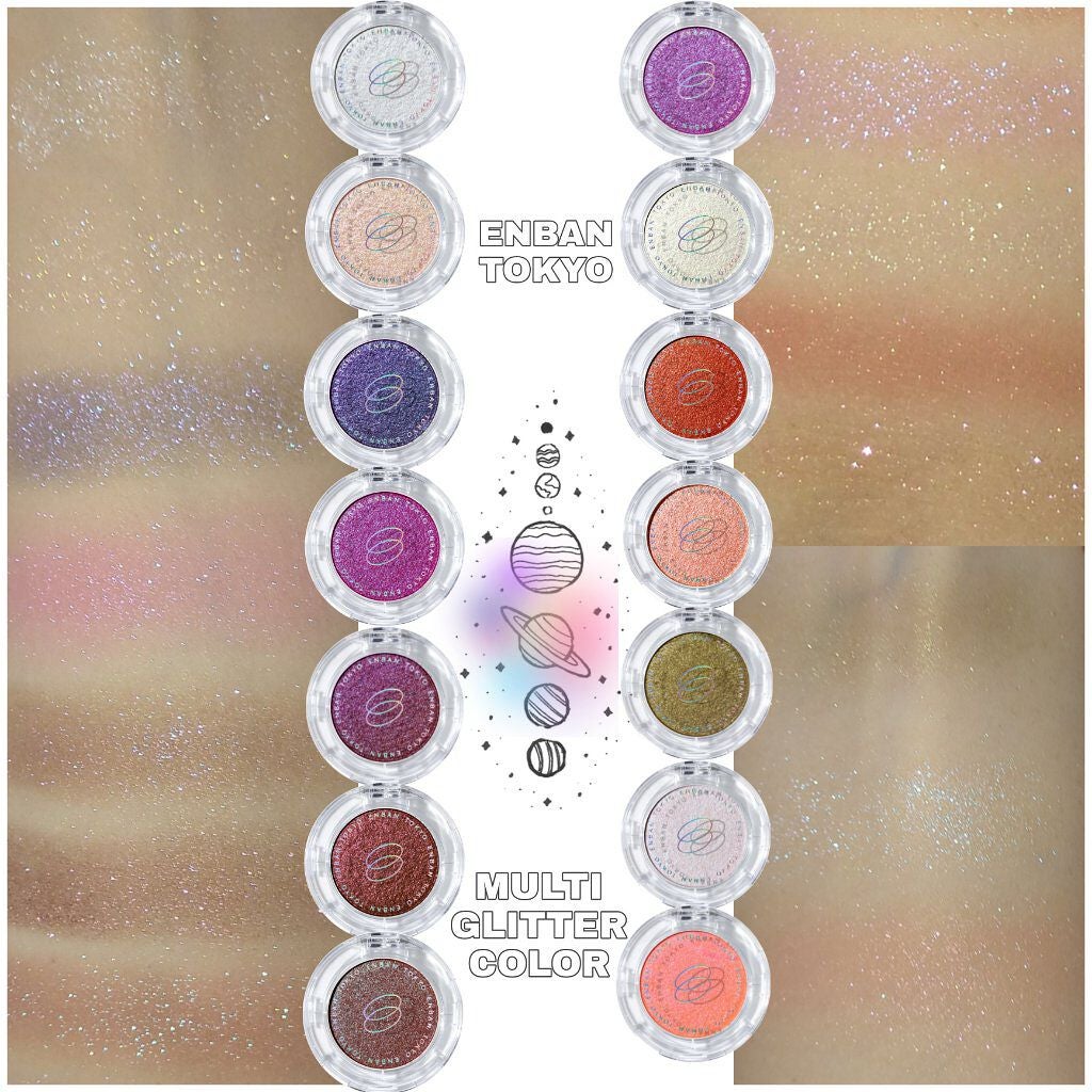 マルチグリッターカラー/ENBAN TOKYO/単色アイシャドウを使ったクチコミ(3枚目)