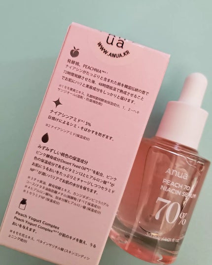 桃70%ナイアシンセラム/Anua/美容液を使ったクチコミ(3枚目)