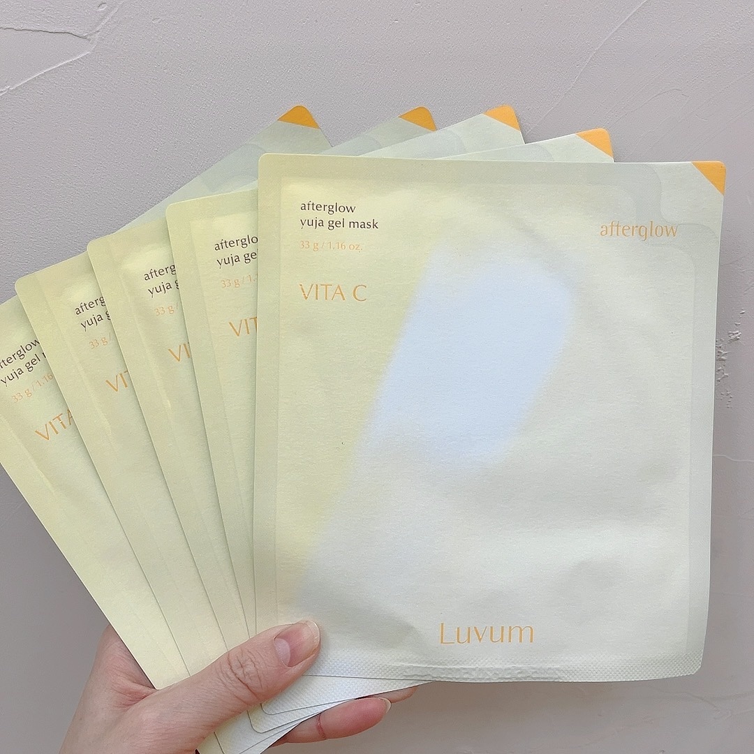 ラビューム アフターグロウ ゆずゲルマスク/Luvum/シートマスク・パックを使ったクチコミ（2枚目）