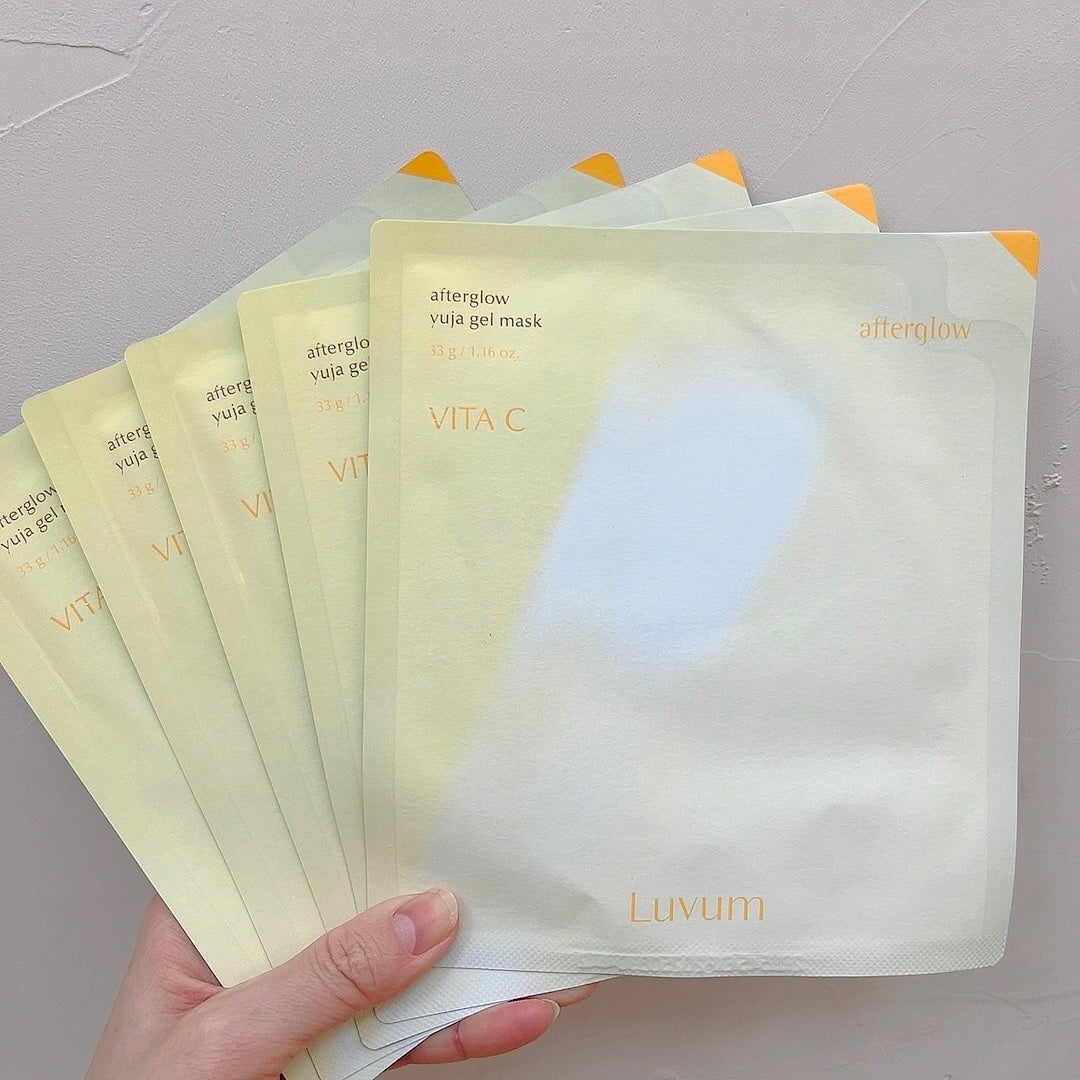 ラビューム アフターグロウ ゆずゲルマスク/Luvum/シートマスク・パックを使ったクチコミ(2枚目)